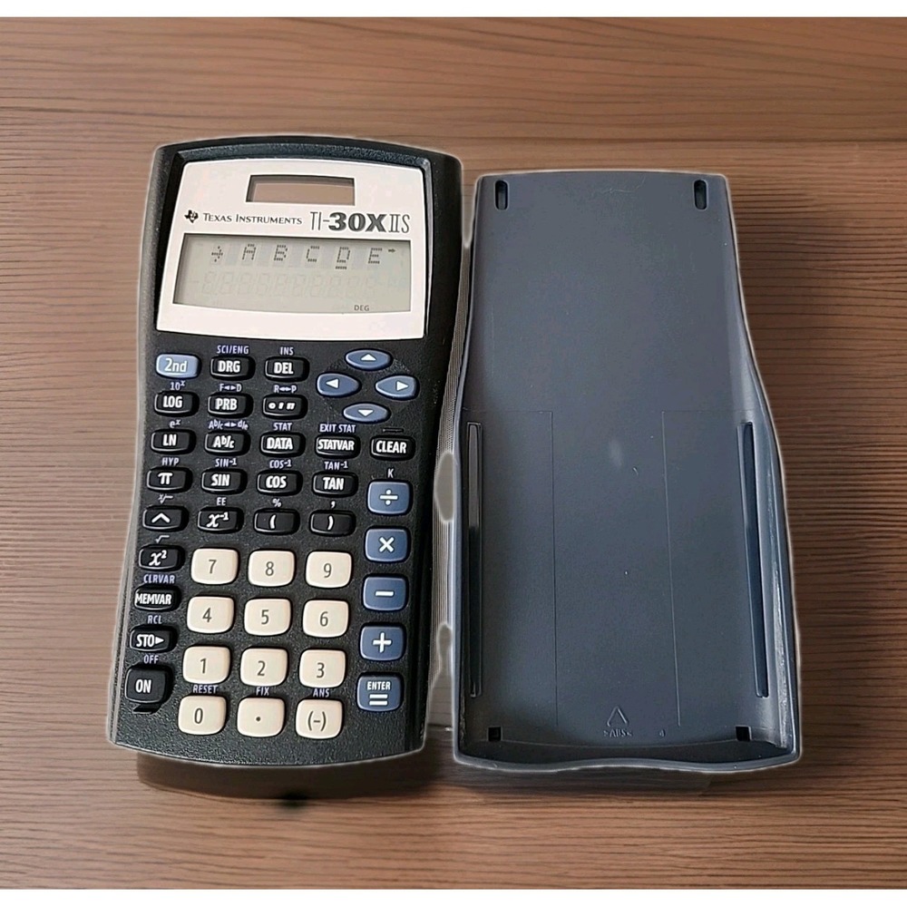 Texas Instruments Scientific Calculator TI-30XIIS Solar 3-Line Works Great!